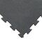 Rubber-Cal ReUz Rubber Tiles - 6mm x 20 in x 20 in - Black, 4PK 03-274R-BK-4 - alternate 1