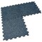 Rubber-Cal ReUz Rubber Tiles - 6mm x 20 in x 20 in - Black, 64PK 03-274R-BK-64 - alternate 6