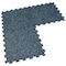 Rubber-Cal ReUz Rubber Tiles - 6mm x 20 in x 20 in - Tan/White Speckle, 64PK 03-274R-TW-64 - alternate 7