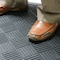 Rubber-Cal Commercial Entrance Mat, Rubber, 2.5mm Thick, Black, 2 ft W x 3 ft L 03-235-CH-2x3 - alternate 4