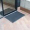 Rubber-Cal Drainage Door Mat, Rubber, 0.38 in Thick, Black, 3 ft W x 5 ft L 03-236-DR-3x5 - alternate 6