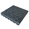 Rubber-Cal Eco-Safety Interlocking Playground Tile - 3 x 19.5 x 19.5 In 8 Pk 21.1 Sq Ft Blue/White Speckled 04-128-BW-8PK - alternate 1