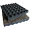 Rubber-Cal Eco-Safety Interlocking Playground Tile- 3 x 19.5 x 19.5 In- 8 Pk- 21.1- Yellow/Red/White Speckled 04-128-RO-8PK - alternate 2