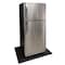 Rubber-Cal Under Refrigerator Mat, Rubber, 5 mm Thick, Black, 32 in W x 56 in L 03-R278-F-5632 - alternate 1
