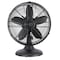 Good Housekeeping 12in Retro Table Fan in Matte Black 92603 - alternate 1