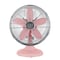 Good Housekeeping 12in Retro Table Fan in Pink finish 92606 - alternate 1