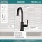 Peerless P1923LF Westchester Küchenarmatur – Einhand-Hebelmixer In Chrom, 360° Schwenkbar | Für Einloch-Installation