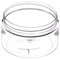 Tricorbraun 4 oz Clear PET Plastic Round Low Profile Jar- 70-400 Neck Finish 023174 - alternate 1