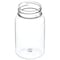 Tricorbraun 100 cc Clear PET Plastic Round Packer Bottle 38-400 Neck Finish 022083 - alternate 1