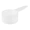 Tricorbraun 25 cc Natural PP Plastic Medium Handled Scoop - 3.3" Total Length 106742 - alternate 1