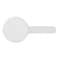 Tricorbraun 25 cc Natural PP Plastic Medium Handled Scoop - 3.3" Total Length 106742 - alternate 2