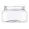 Tricorbraun 8 oz Clear PET Plastic Firenze Square Low Profile Jar- 70-400 Neck Finish 026033 - alternate 1