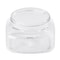 Tricorbraun 8 oz Clear PET Plastic Firenze Square Low Profile Jar- 70-400 Neck Finish 026033 - alternate 2