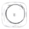 Tricorbraun 8 oz Clear PET Plastic Firenze Square Low Profile Jar- 70-400 Neck Finish 026033 - alternate 3