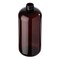 Tricorbraun 16 oz Light Amber PET Plastic Boston Round Bottle- 24-410 Neck Finish 140636 - alternate 3
