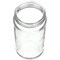 Tricorbraun 12 oz Clear Glass Round Paragon Jar- 63-405 Neck Finish 012559 - alternate 2