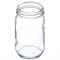 Tricorbraun 8 Oz Glass Jar, Round, Flint, 58-400 Gpi Finish Economy 012102 - alternate 1