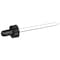 Tricorbraun 22-400 Black P/P Dropper Assembly Closure, Monprene Bulb, 7 X 108 Glass Pipette 001359 - alternate 1