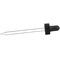 Tricorbraun 22-400 Black P/P Dropper Assembly Closure, Monprene Bulb, 7 X 108 Glass Pipette 001359 - alternate 2