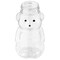 Tricorbraun 5.5 Oz Pet Novelty Clear Honey Bear W/ Black Eyes & Nose, Label Panel, Holds 8 Oz Of Honey 140953 - alternate 3