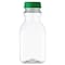 Tricorbraun 16 Oz Pet Pinch Clear, Square, 43Tamper Evident, Juice, W/ Green P/P Tamper Evident Closure 141686 - alternate 2