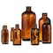 Tricorbraun 16 oz Amber Glass Boston Round Bottle-  28-400 Neck Finish 012671 - alternate 3