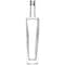 Tricorbraun 750 ml Clear Glass Square New Yorker Liquor Bottle- 18.5 mm Bar Top Neck Finish 083786 - alternate 3