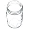 Tricorbraun 16 oz Clear Glass Round Economy Jar- 70-450 Neck Finish 012830 - alternate 5