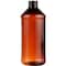 Tricorbraun 16 oz Light Amber PET Plastic Modern Round Bottle- 28-410 Neck Finish 028202 - alternate 2