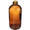 Tricorbraun 16 oz Amber Glass Boston Round Bottle-  28-400 Neck Finish 012671 - alternate 1