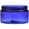 Tricorbraun 4 oz Cobalt Blue PET Plastic Low Profile Jar- 70-400 Neck Finish 023178 - alternate 4