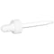Tricorbraun 20-400 White P/P Dropper Assembly Closure, 7 X 76Mm Straight Glass Pipette, White Bulb 600103 - alternate 1