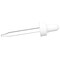 Tricorbraun 20-400 White P/P Dropper Assembly Closure, 7 X 76Mm Straight Glass Pipette, White Bulb 600103 - alternate 3