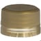 Tricorbraun 28-350 Kerr Gold  P/P Tamper Evident Closure, Linerless  Ribbed Skirt, Smooth Top, Breakaway Band 006127 - alternate 1