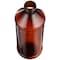 Tricorbraun 16 oz Light Amber PET Plastic Modern Round Bottle- 28-410 Neck Finish 028202 - alternate 3