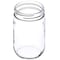 Tricorbraun 12 oz Clear Glass Round Economy Jar- 70-450 Neck Finish 012958 - alternate 1