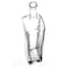 Tricorbraun 750 ml Clear Glass Square New Yorker Liquor Bottle- 18.5 mm Bar Top Neck Finish 083786 - alternate 4