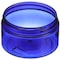 Tricorbraun 4 oz Cobalt Blue PET Plastic Low Profile Jar- 70-400 Neck Finish 023178 - alternate 1