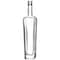 Tricorbraun 750 ml Clear Glass Square New Yorker Liquor Bottle- 18.5 mm Bar Top Neck Finish 083786 - alternate 1