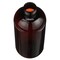 Tricorbraun 8 oz Light Amber PET Plastic Boston Round Bottle- 24-410 Neck Finish 024970 - alternate 4