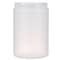 Tricorbraun 25 oz Natural HDPE Plastic Round Jar- 89-400 Neck Finish 029412 - alternate 4