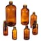 Tricorbraun 16 oz Amber Glass Boston Round Bottle-  28-400 Neck Finish 012671 - alternate 6