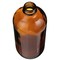 Tricorbraun 16 oz Amber Glass Boston Round Bottle-  28-400 Neck Finish 012671 - alternate 5