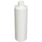 Tricorbraun 16 oz White HDPE Plastic Cylinder Round Bottle- 28-410 Neck Finish 028003 - alternate 3