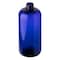 Tricorbraun 16 oz Cobalt Blue PET Plastic Boston Round Bottle- 24-410 Neck Finish 027771 - alternate 3