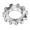 Zoro Select External Tooth Lock Washer, For Screw Size 1/4 in Spring Steel, Zinc Plated Finish, 100 PK SEWIS0250-100P - alternate 1
