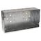 Raco Electrical Box, 90 cu in, Gang Box Type, 3 Gangs, Galvanized Steel, Rectangular Shape 942 - alternate 1