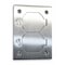 Hubbell Wiring Device-Kellems Box Cover, Floor Box Type, 1 Gang, Aluminum, Duplex Receptacle Cover Type SA3825 - alternate 1
