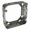 Raco Extension Ring, 2 Gangs, Galvanized steel, Square Box Type 250 - alternate 1