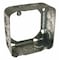 Raco Extension Ring, 2 Gangs, Galvanized steel, Square Box Type 262 - alternate 1